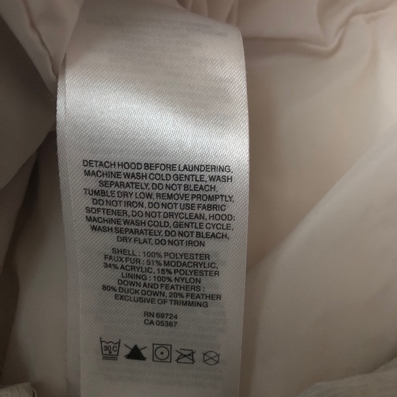 Columbia Puffer Trench Coat W/ Detachable Hood - Picture 4 of 5